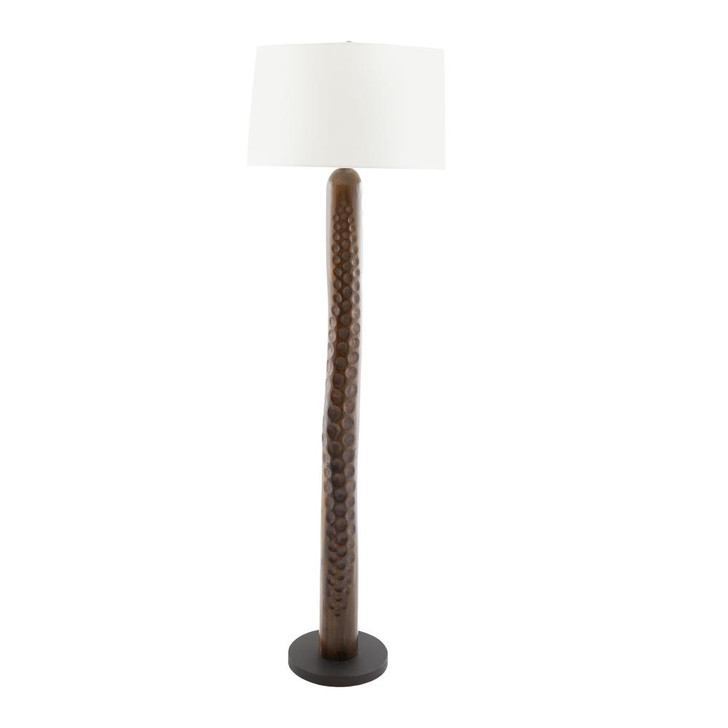 Serrano Floor Lamp, 1-Light, Umber Wood, 68"H (76033-317 3QPAR)