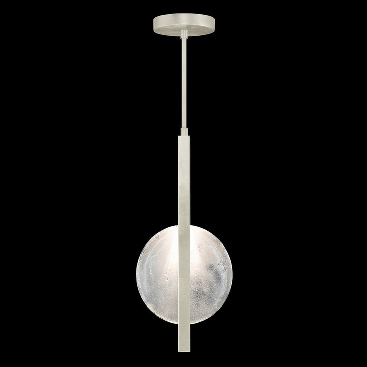 Selene Pendant, 2-Light, LED, Silver, White Glass, 11"W (922140-4ST RHP6)