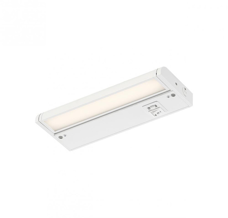 LED 5CCT Undercabinet Light, 1-Light, LED, White, 3.6"W (4-UC-5CCT-9-WH ALUM0)