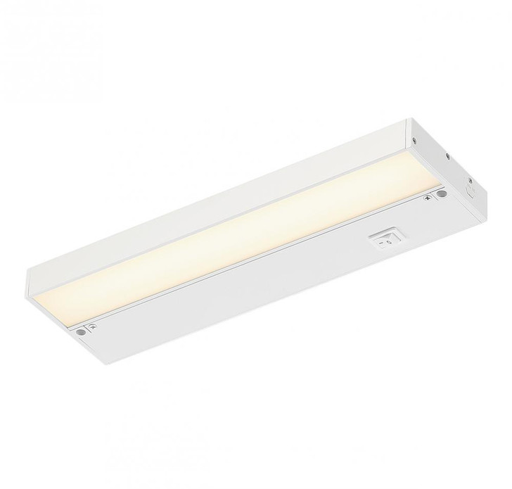 LED Undercabinet Light, 1-Light, LED, White, 3.6"W (4-UC-3000K-12-WH ALTQG)