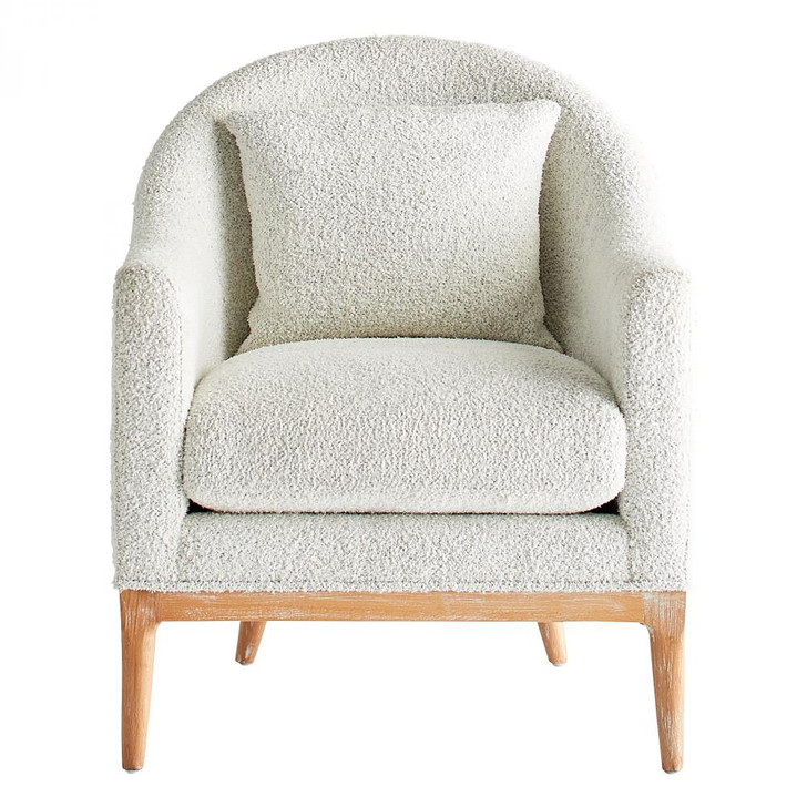 Kendra Chair, Off-White, Wood, 20.75"W (11399 MKLWW)