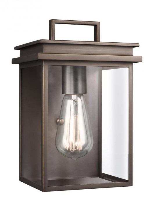 Glenview Lantern, 1-Light, Antique Bronze, Clear Shade, 10"H (OL13600ANBZ 706X57F)