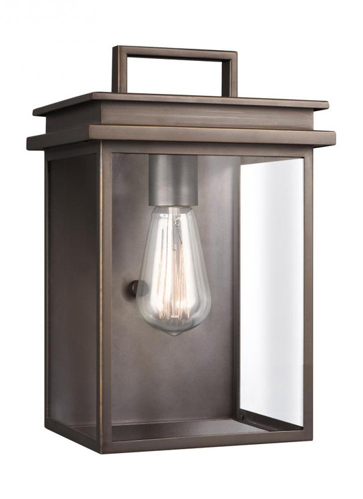 Glenview Lantern, 1-Light, Antique Bronze, Clear Shade, 12"H (OL13601ANBZ 706X57G)