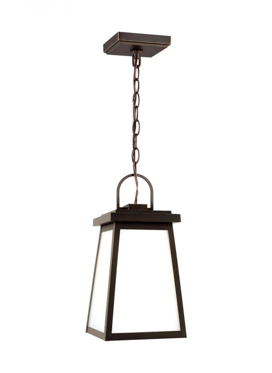 Founders Outdoor Pendant, 1-Light, LED, Antique Bronze, Clear Shade, 7"W (6248401EN3-71 70701Y8)