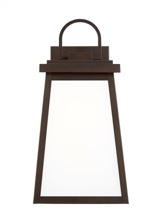 Founders Outdoor Wall Lantern, 1-Light, LED, Antique Bronze, Clear Shade, 14.25"H (8648401EN3-71 70701Z0)