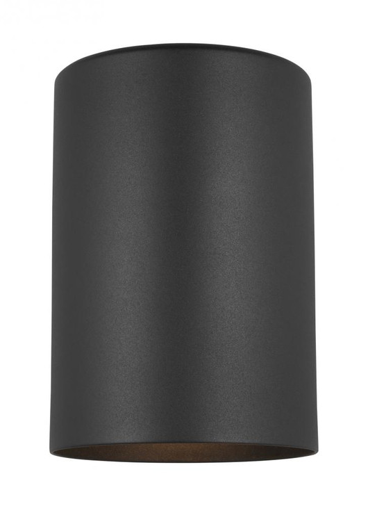 Outdoor Cylinders Outdoor Wall Lantern, 1-Light, LED, Black, 7.25"H (8313801EN3-12 70709UJ)