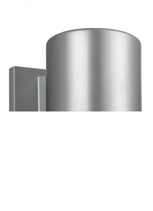 Outdoor Cylinders Outdoor Wall Lantern, 1-Light, LED, Painted Brushed Nickel, 7.25"H (8313801EN3-753 70709UL)