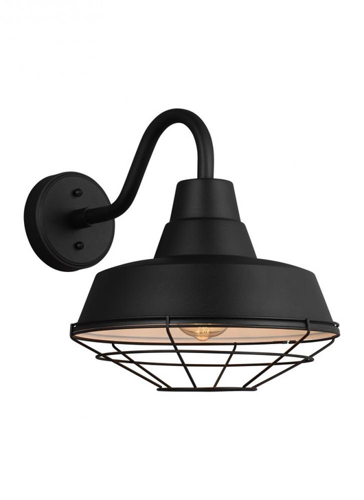 Barn Light Outdoor Wall Sconce, Cage Only, Black, 12.38"Dia (96374-12 70708TU)
