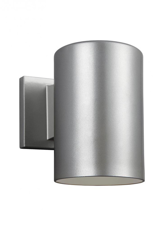 Outdoor Cylinders Outdoor Wall Lantern, 1-Light, LED, Painted Brushed Nickel, 7.25"H (8313897S-753 70709UY)