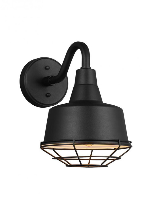 Barn Light Outdoor Wall Sconce, Cage Only, Black, 8.25"Dia (95374-12 70708TQ)