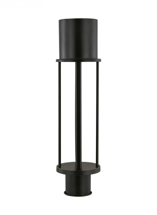 Union Outdoor Open Cage Wall Lantern, 1-Light, LED, Antique Bronze, 21.25"H (8245893S-71 70706V6)