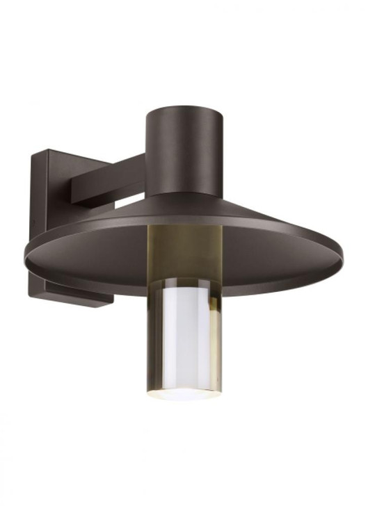 Ash Outdoor Wall Sconce, 1-Light, LED, Bronze, 14.3"H (700OWASHH93016DZUNVPCSP 703E67Q)