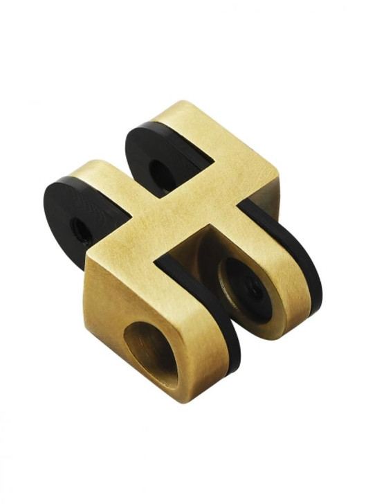 Collier Isolated Mechanical Connector, LED, Natural Brass, 1"L (700CLRISOCNTNB 70PGAN7)