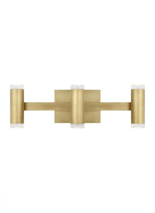 Dobson II Bath Sconce, 3-Light, LED, Natural Brass, 19.5"L (700BCDBS3HNB-LED930 70PGCLH)