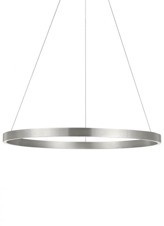 Fiama Suspension, 1-Light, LED, Satin Nickel, 30"W (700FIA30S-LED935 70PKE90)