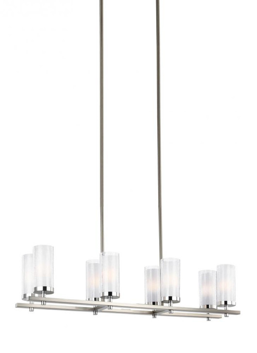 8 - Light Island Chandelier, Generation Lighting - Feiss F2986/8SN/CH AC4A5