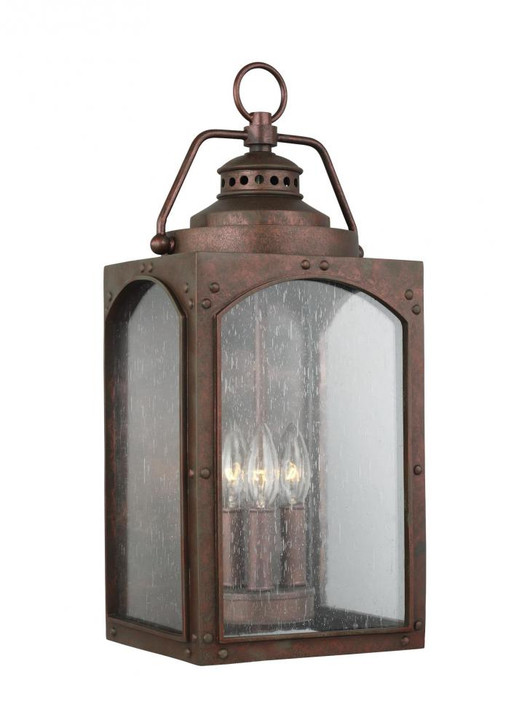 3 - Light Wall Lantern, Generation Lighting - Feiss OL14372CO AC4CH