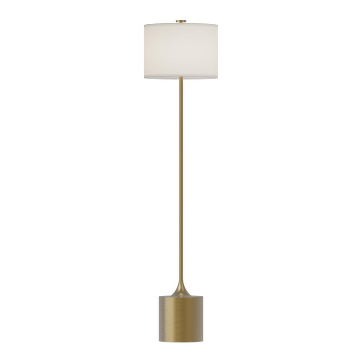 Issa Floor Lamp, 1-Light, Brushed Gold, Ivory Linen, 61.25"H (FL418761BGIL 706WQAE)