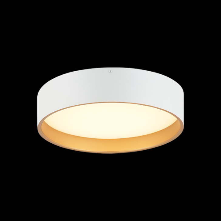 Novalee Flush Mount, 1-Light, LED, Matte White, White Acrylic Shade, 15"W (M10115MW 3060NPJ)