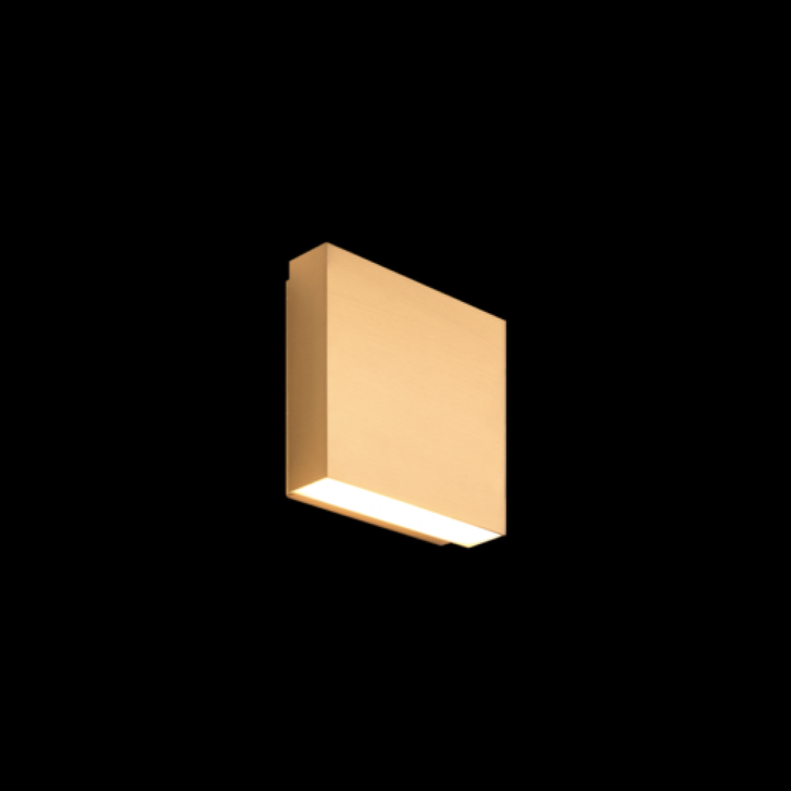 Weston Wall Sconce, 2-Light, LED, Aged Gold Brass, 5.5"W (S06606AG 3060NQ2)