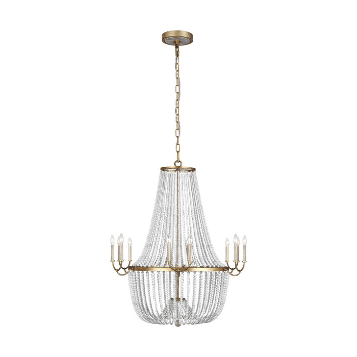 12 - Light Chandelier, Generation Lighting - Feiss F3281/12ADB AC4AA