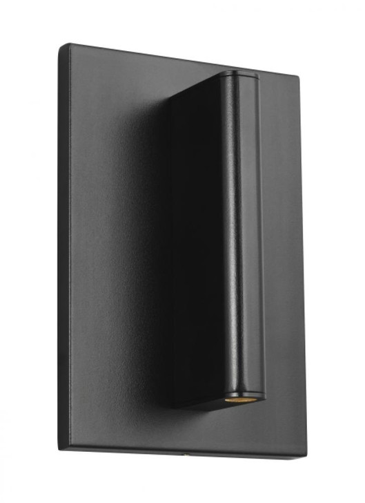 Lloyds Outdoor Wall Sconce, 1-Light, LED, Black, 7"H (700OWLYD9307BUNV 70PGHFG)