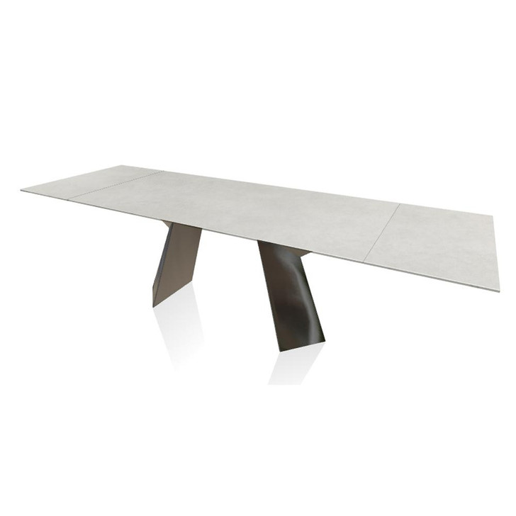 Fiandre Table, White, White Superceramic Top, 74.8"W (20.65 M326 CR003A 8021VAE)