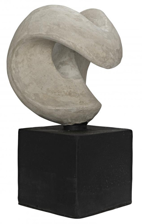 Nobuko Sculpture, Matte Black Base, 10"W (AR-278 YUU6013FXJ)