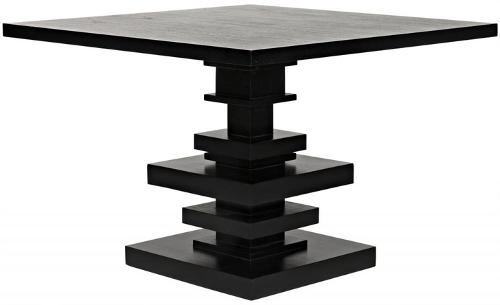 Corum Dining Table, Hand-Rubbed Black, 42"W (GTAB543HB YUU6013KUR)