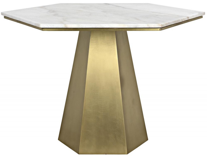 Demetria Table, Antique Brass, 43"W (GTAB500MB YUU6013KUU)