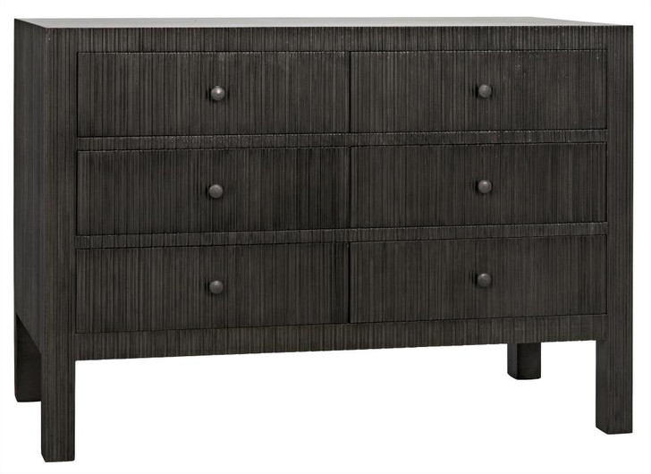 Conrad Dresser, 6-Drawer, Pale, 47.5"W GDRE221P, Noir GDRE221P YUU6013LUT