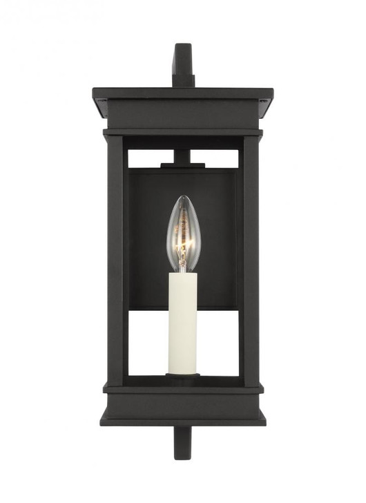 Cupertino Wall Lantern, 1-Light, Textured Black, 15"H (CO1461TXB 70733M7)