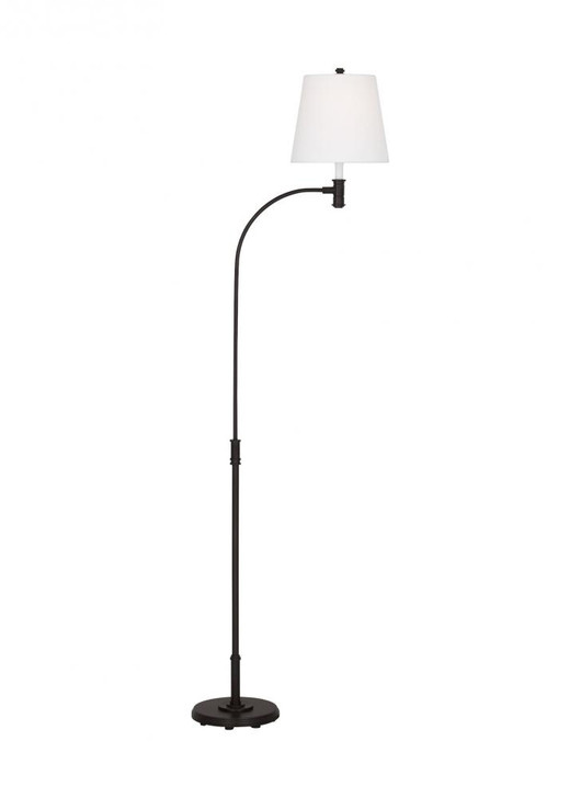 Belmont Floor Lamp, 1-Light, LED, Aged Iron, 71.13"H (CT1241AI1 70733M0)