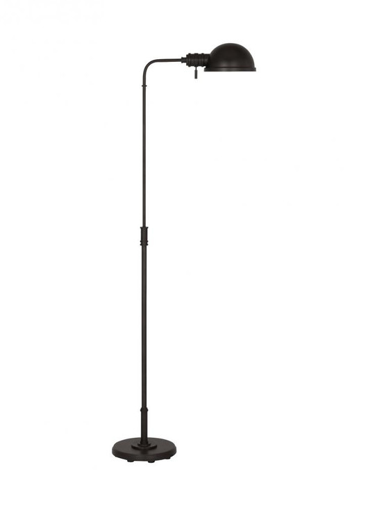 Belmont Floor Lamp, 1-Light, LED, Aged Iron, 64"H (CT1251AI1 70733M2)
