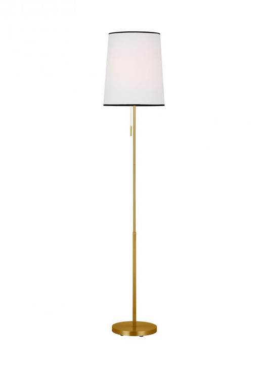 Ellison Floor Lamp, 1-Light, LED, Burnished Brass, 59"H (KST1111BBS1 70734MV)