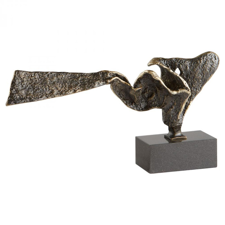 Squall Sculpture, Bronze, Iron and Granite, 16.25"L (11439 MKMW3)