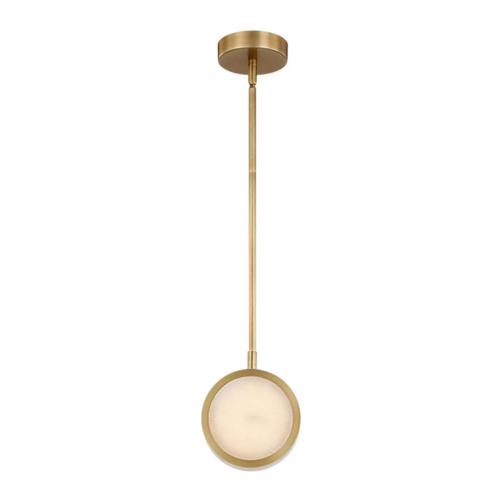 Marni Polished Nickel LED Pendant