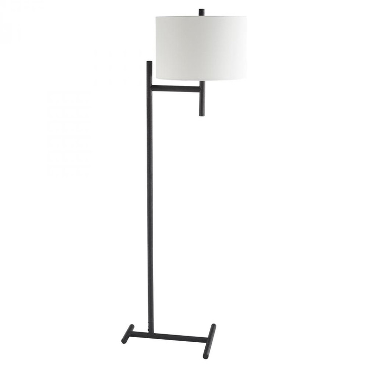 Ladon Floor Lamp, Black, Metal, 58"H (11456 MKLY3)