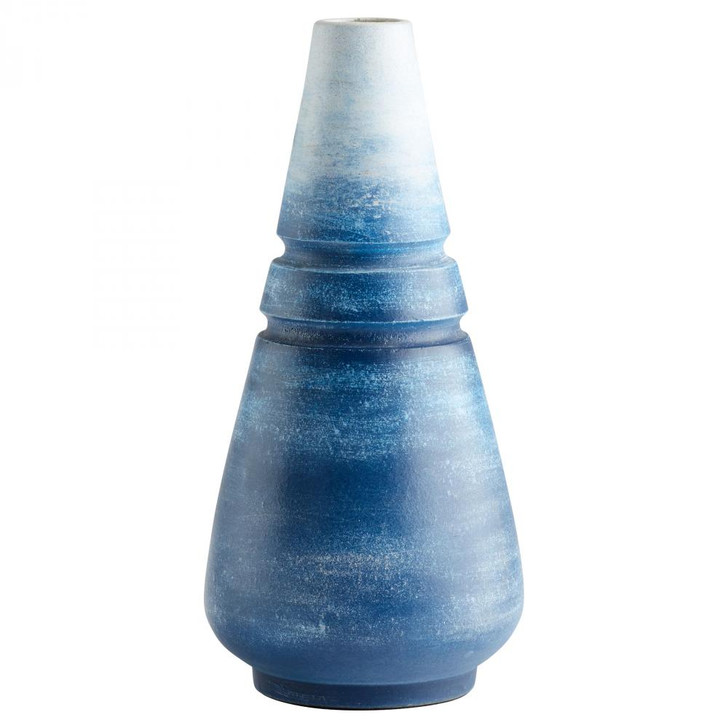 Amarna Vase, Large, Blue Ombre, Earthernware, 18.25"H (11550 MKMXM)