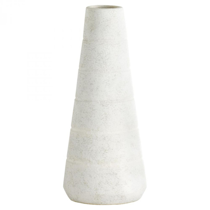 Thera Vase, Small, White, Earthernware, 16.75"H (11580 MKMYK)