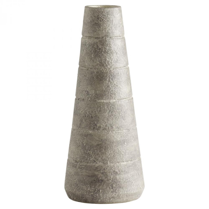 Thera Vase, Small, Grey, Earthernware, 16.75"H (11578 MKMYH)