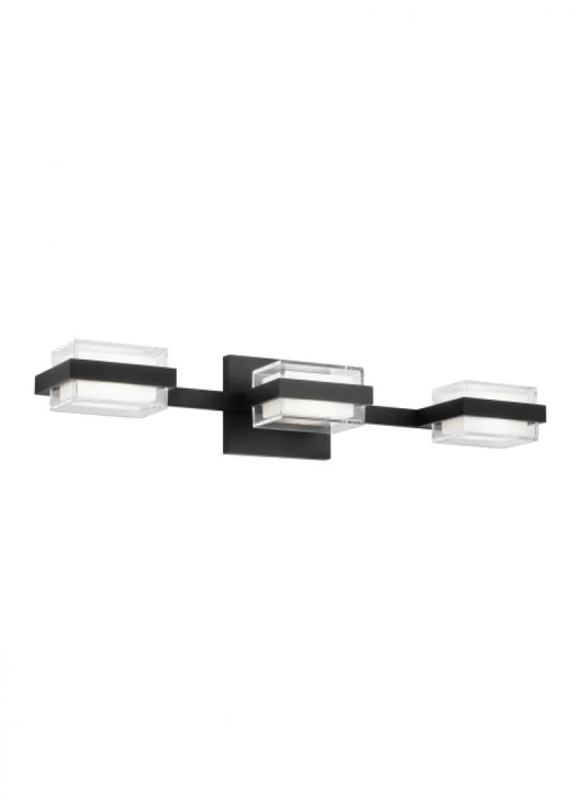 Kamden Bath Vanity, 3-Light, LED, Nightshade Black, 22.5"L (700BCKMD3HB-LED930 70PKF7J)