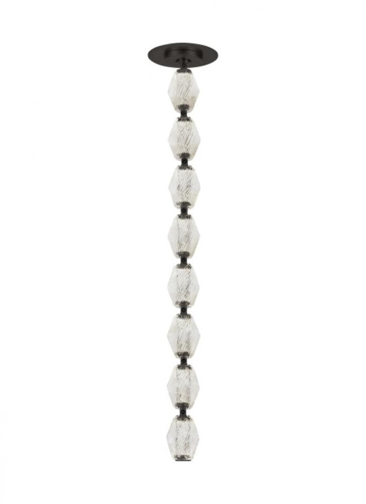 Collier Ceiling Pendant, 1-Light, LED, Dark Bronze, 26.2"H (700CLR24BZ-LED930R 70PKK37)