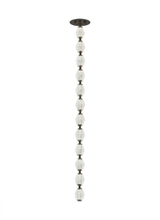 Collier Ceiling Pendant, 1-Light, LED, Dark Bronze, 38.9"H (700CLR36BZ-LED927R 70PKK3K)