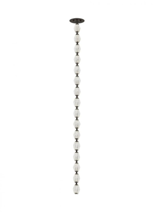 Collier Ceiling Pendant, 1-Light, LED, Dark Bronze, 51.6"H (700CLR48BZ-LED927R 70PKK3U)