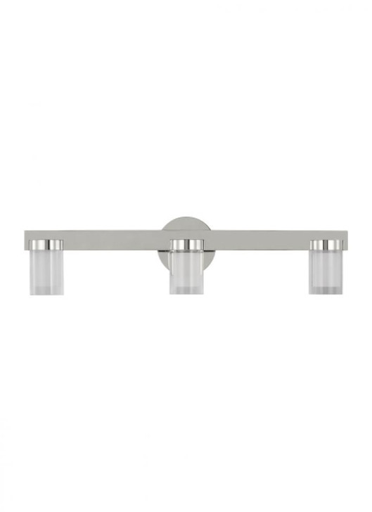 Esfera Medium Bath Light, 3-Light, LED, Polished Nickel, 24"L (KWBA27527N 70PKK4H)