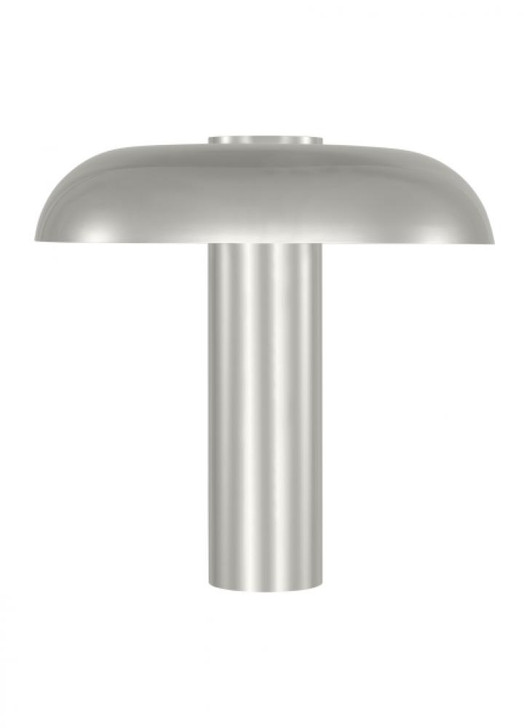 Louver Medium Table Lamp, 1-Light, LED, Polished Nickel, 21"W (SLTB26627N 70PKK58)