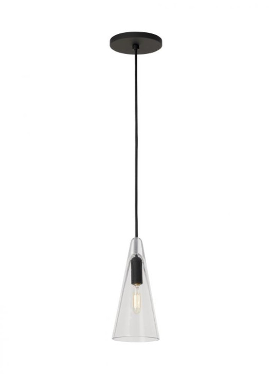 Selina Small Accent Pendant, 1-Light, Nightshade Black, 9.7"H (SLPD281CB 70PKL3Y)