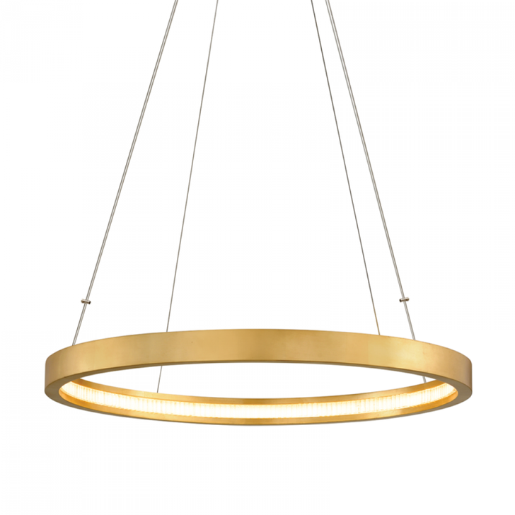 Jasmine Pendant, 1-Light, LED, Gold, 36"W (284-42-GL 95FN)