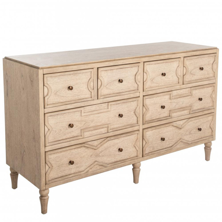 Everest Dresser, Blonde Natural, Antique Bronze Handles, 60"W (SCH-170215 YUU6003QAZ)